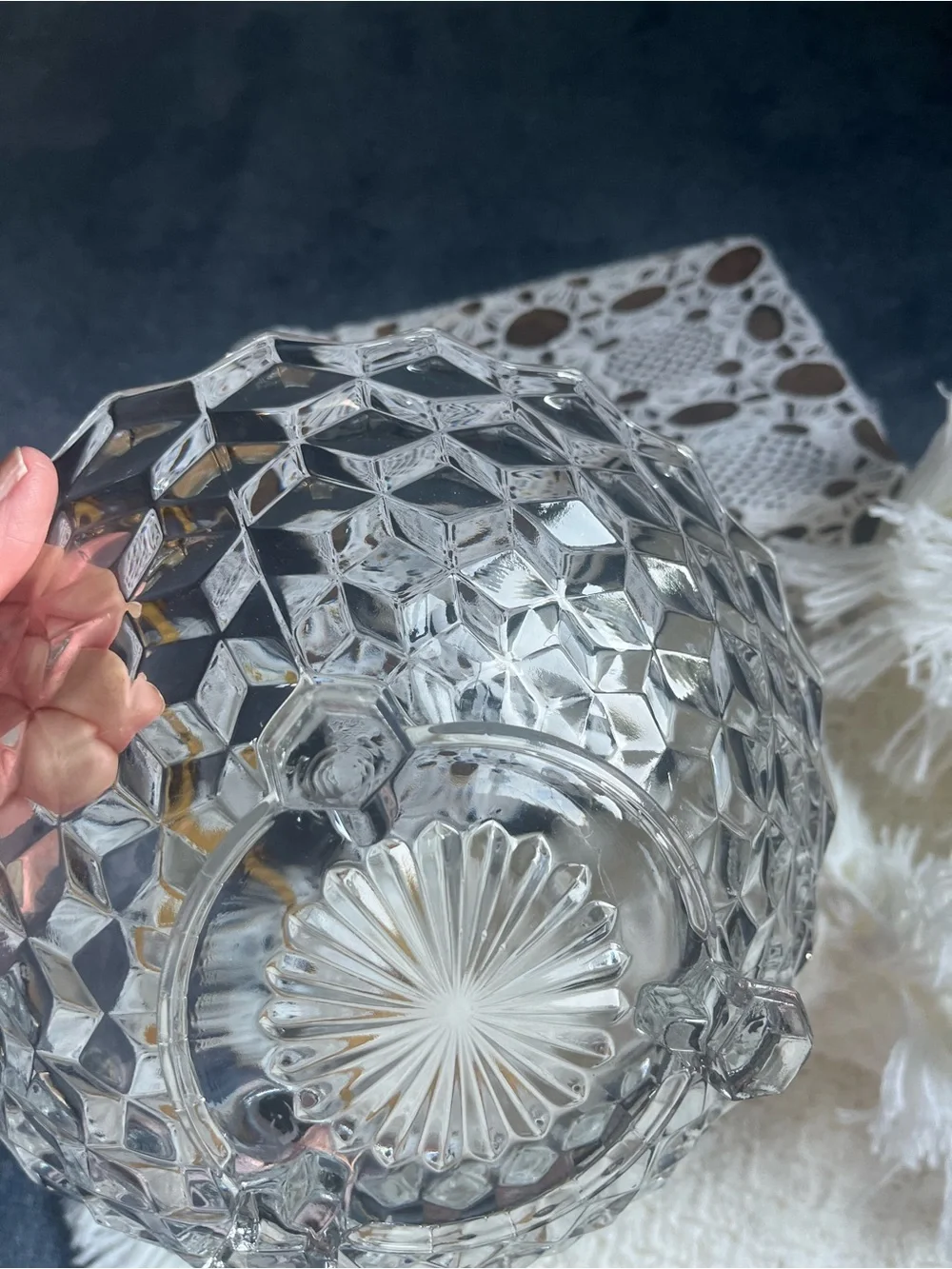 Vintage Indiana Glass Whitehall console bowl